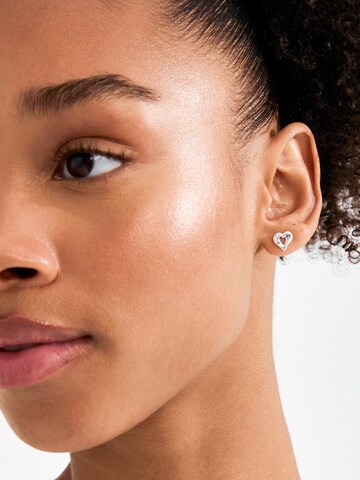 Pilgrim Náušnice 'Iris' – stříbrná