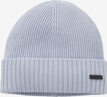BOSS Beanie in Blue: front