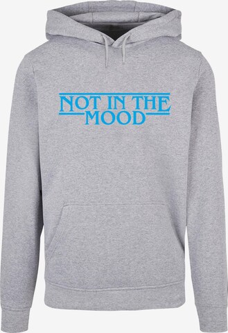 Merchcode Sweatshirt ' NITM - Stranger Mood ' in Grijs: voorkant