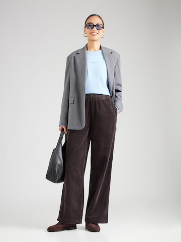 Marc O'Polo DENIM - Pierna ancha Pantalón en marrón