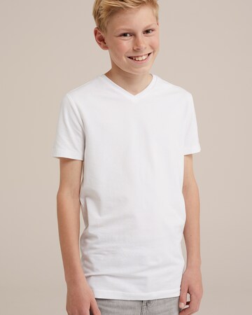 Maglietta di WE Fashion in bianco: frontale