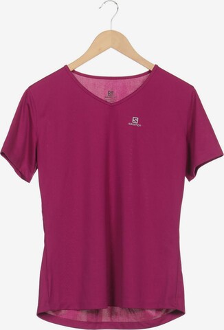 SALOMON T-Shirt L in Pink: predná strana