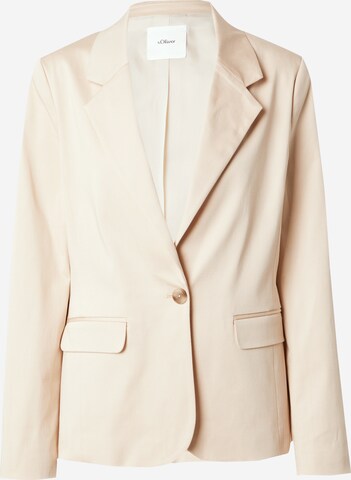 Blazer s.Oliver BLACK LABEL en beige : devant