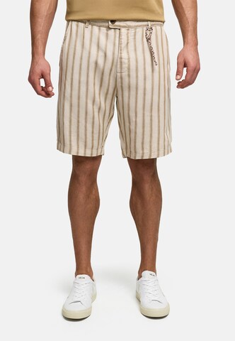 INDICODE JEANS Regular Chino 'Monetti' in Beige: voorkant