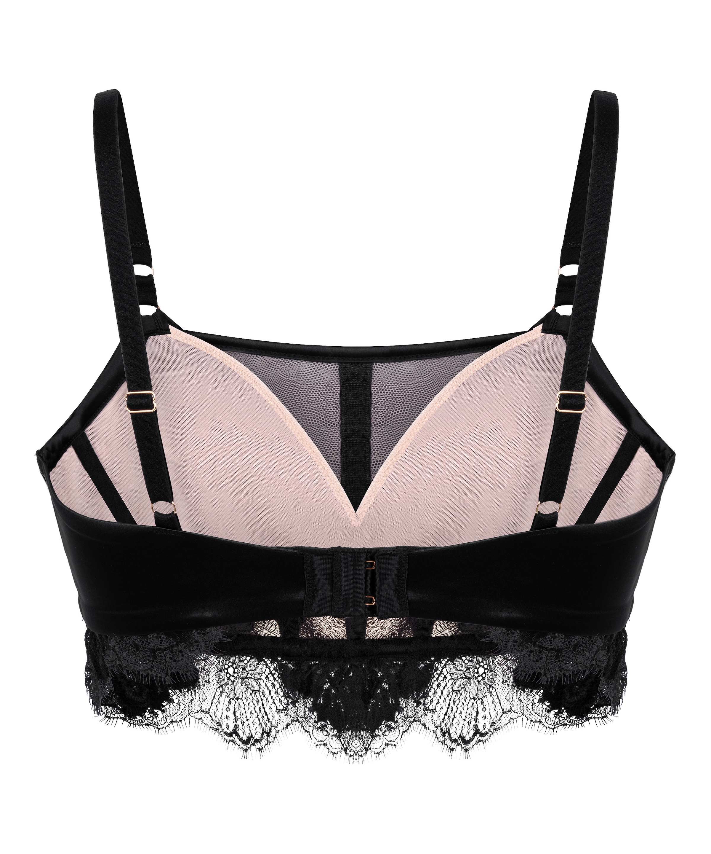 melns Hunkemöller Bezvīļu Krūšturis 'Cynthia'