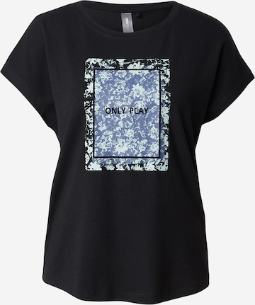 T-shirt fonctionnel 'ONPAub-Mie Life' ONLY PLAY en noir : devant