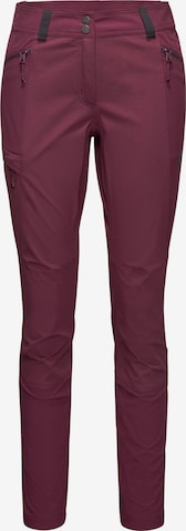 MAMMUT Slimfit Outdoorhose ‘Ducan’ in Rot: Vorderseite