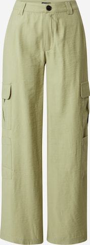 Wide leg Pantaloni cargo di Tally Weijl in verde: frontale