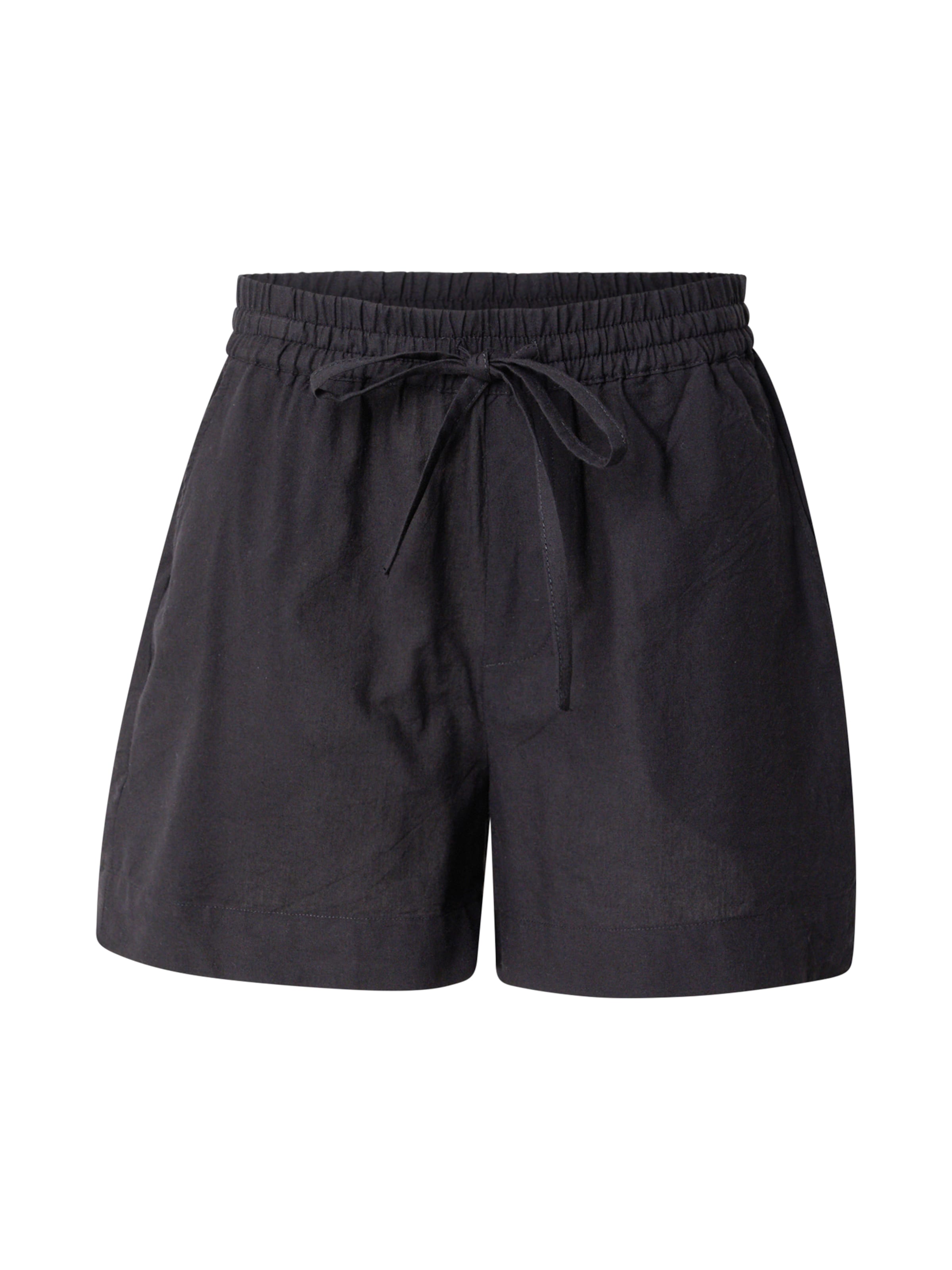 Pantalon 'Meris' mbym en noir : devant