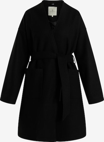 DreiMaster Klassik Between-seasons coat in Black: front