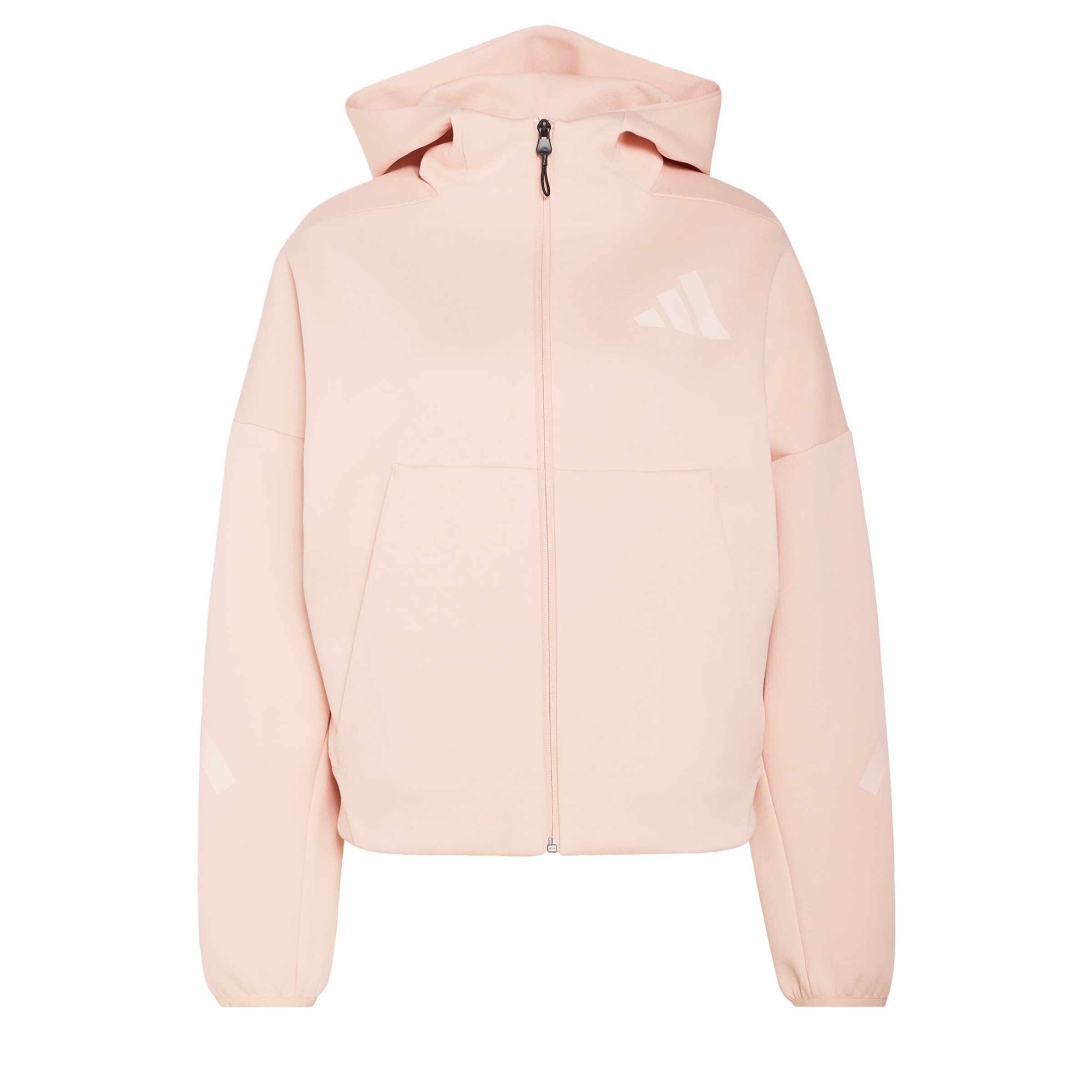 ADIDAS SPORTSWEAR - Sudadera con cremallera deportiva 'Z.N.E.' en rosa: frente