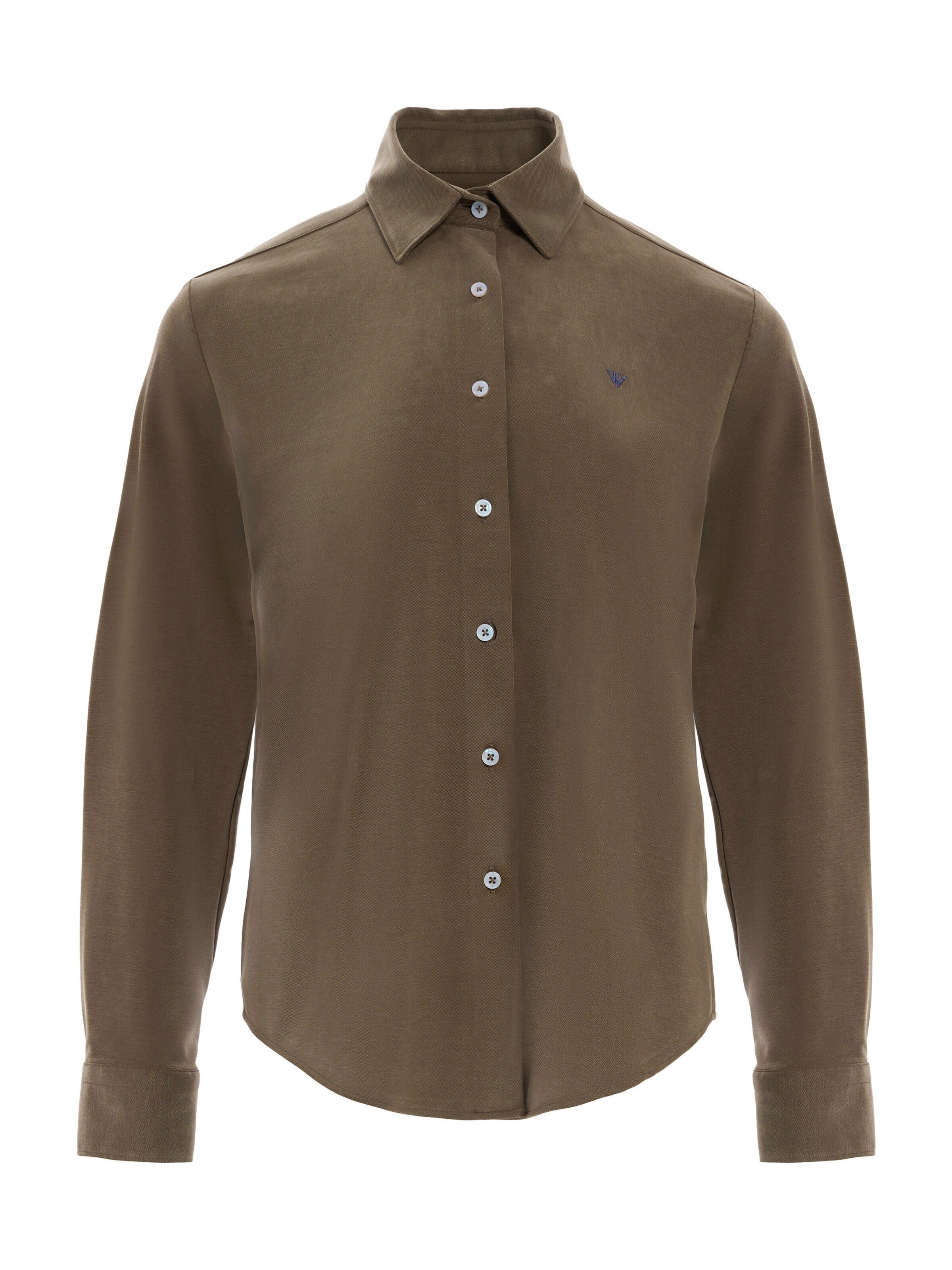 Camicia da donna 'Cosima' di NOWIHT in verde: frontale