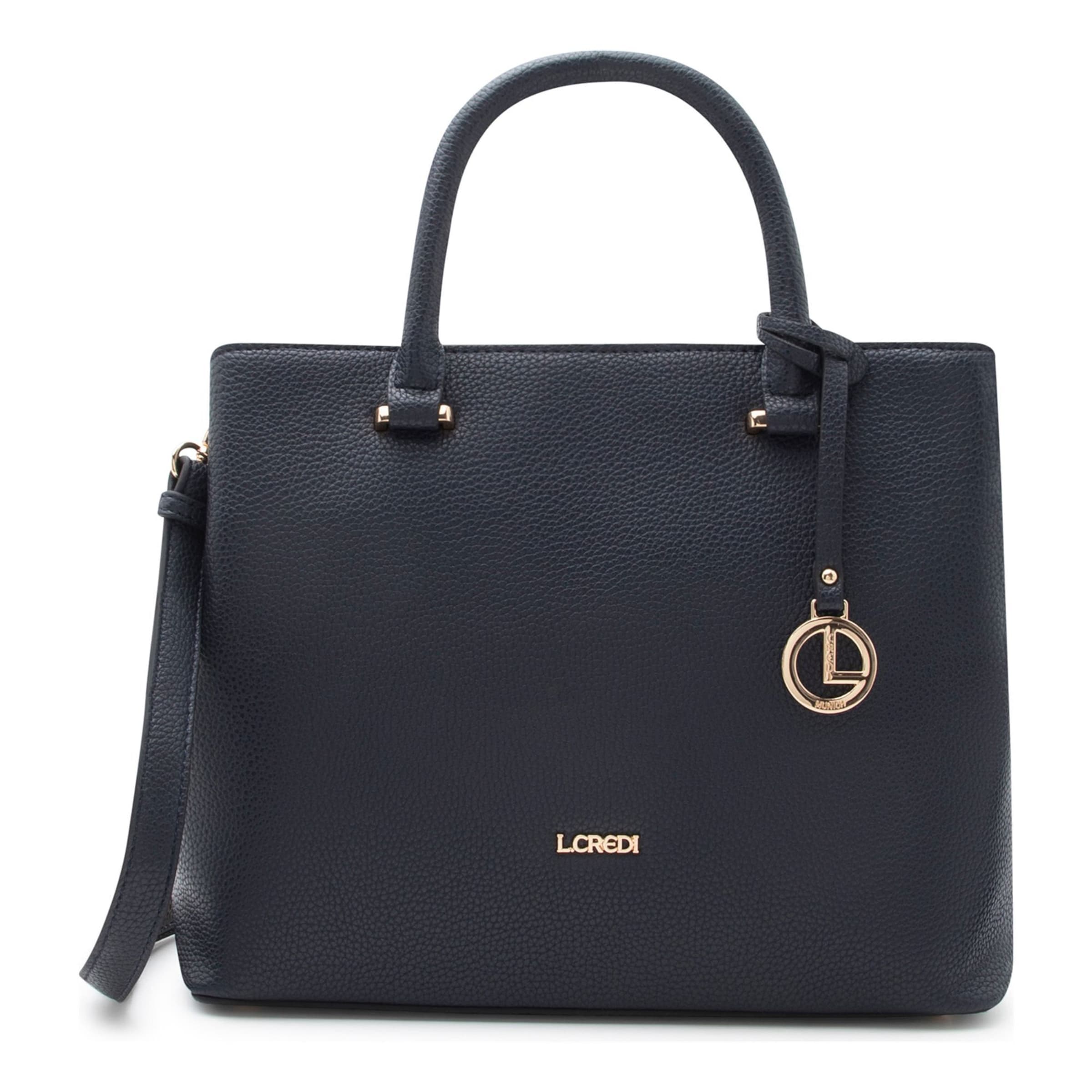 L.CREDI Handbag 'Maxima' in Blue: front