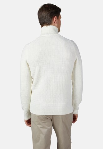 HECHTER PARIS Strickpullover 'Basic' in Weiß