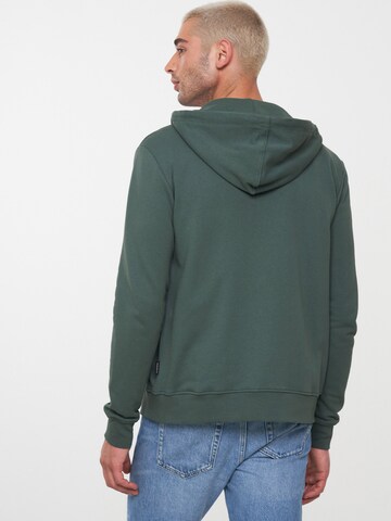 recolution - Sudadera con cremallera 'BIRCH' en verde