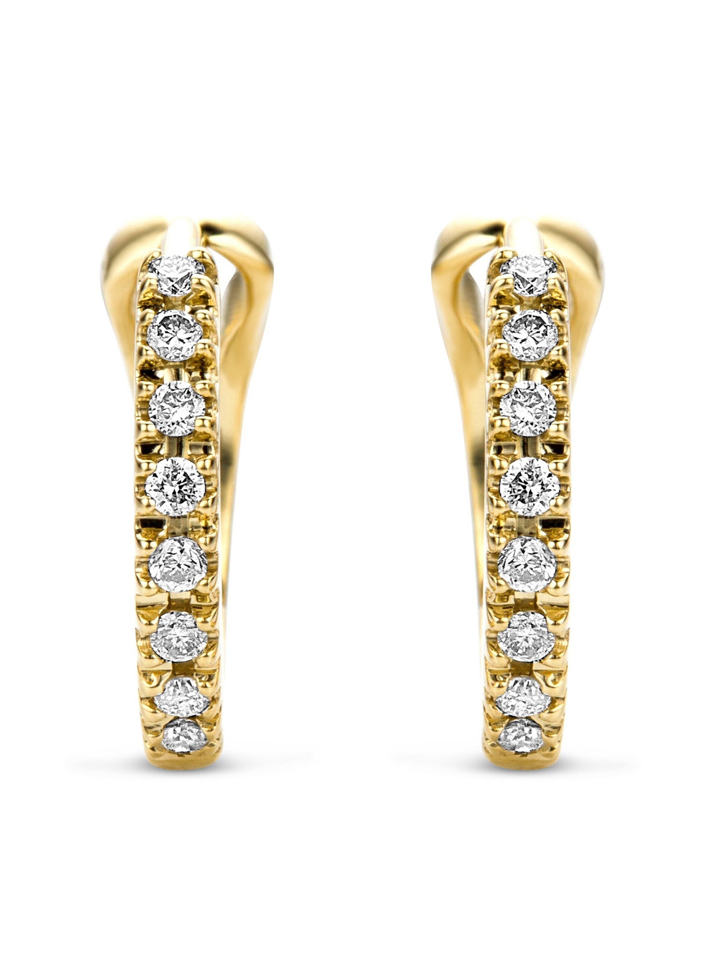 Boucles d'oreilles DIAMANT LETERNEL en or