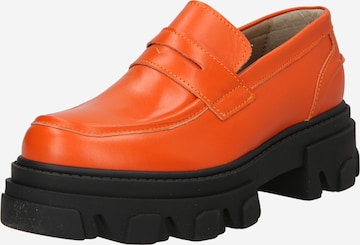 Bianco Classic Flats 'Ginny' in Orange: front