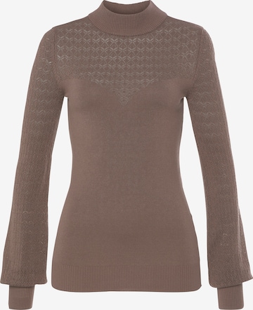 MELROSE Sweater in Brown: front