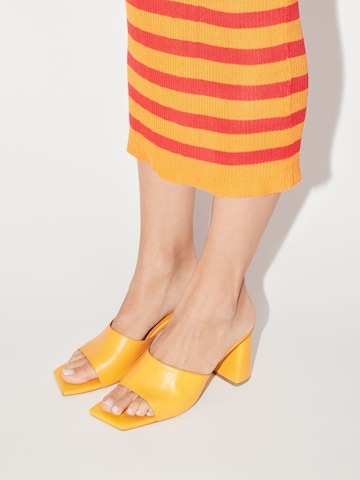 Sandalo 'Ginny' di LeGer by Lena Gercke in arancione: frontale
