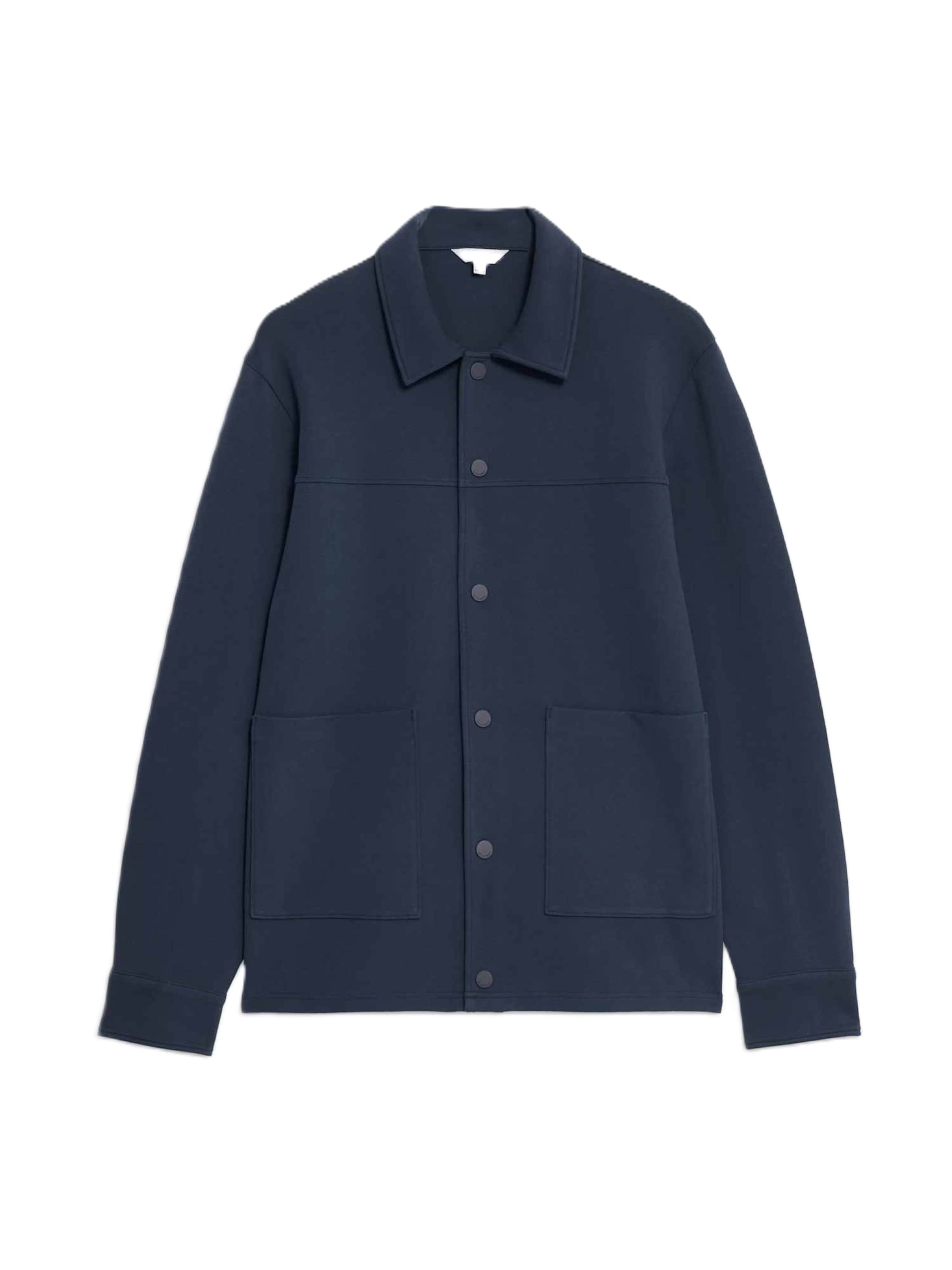 Marks & Spencer Tussenjas in Blauw: voorkant