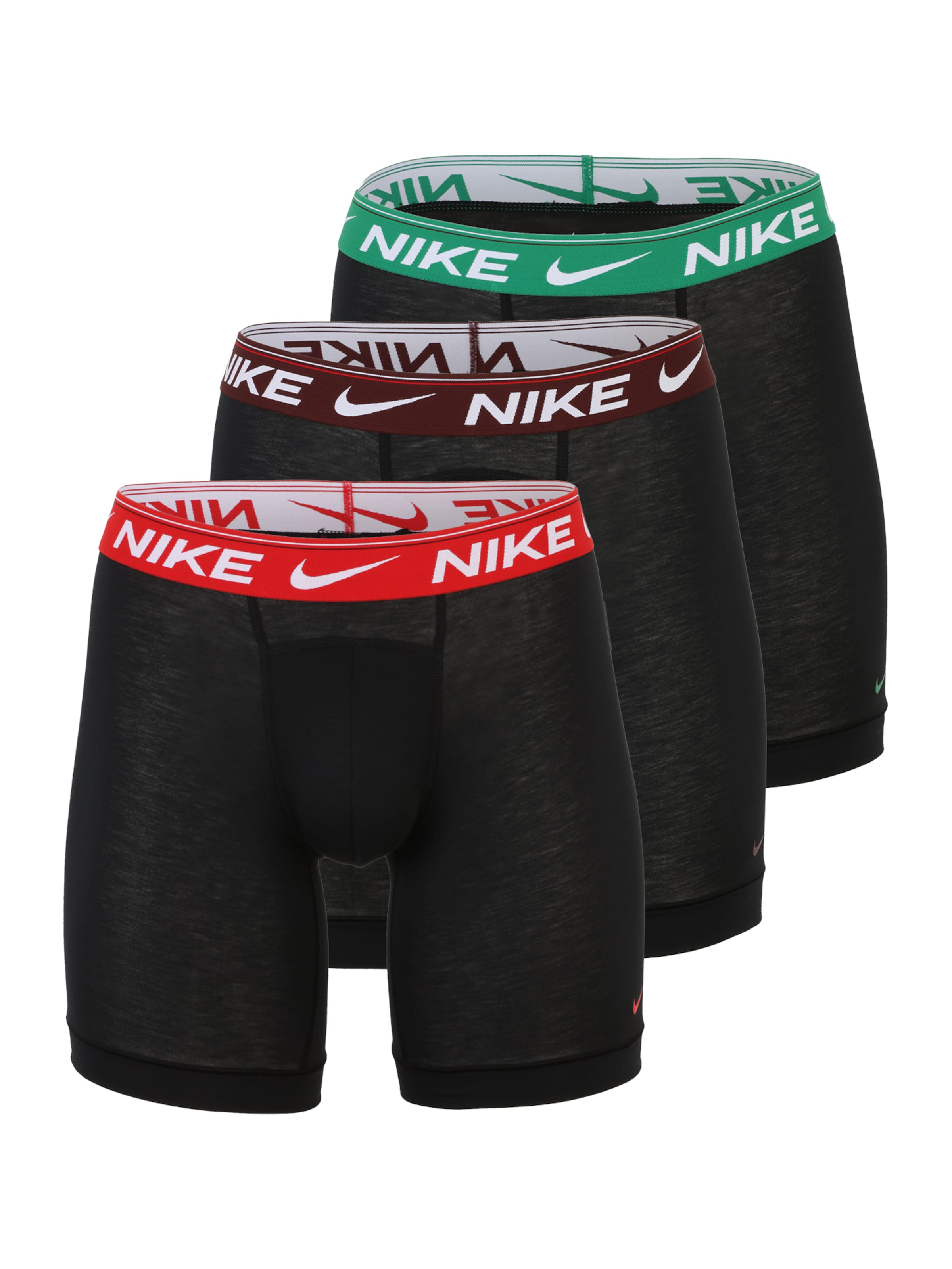 NIKE Underwear Boxer shorts in XS in Anthracite / Green / Red / White, Item view