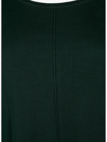 Zizzi Gebreide jurk 'MSHAPE' in Groen