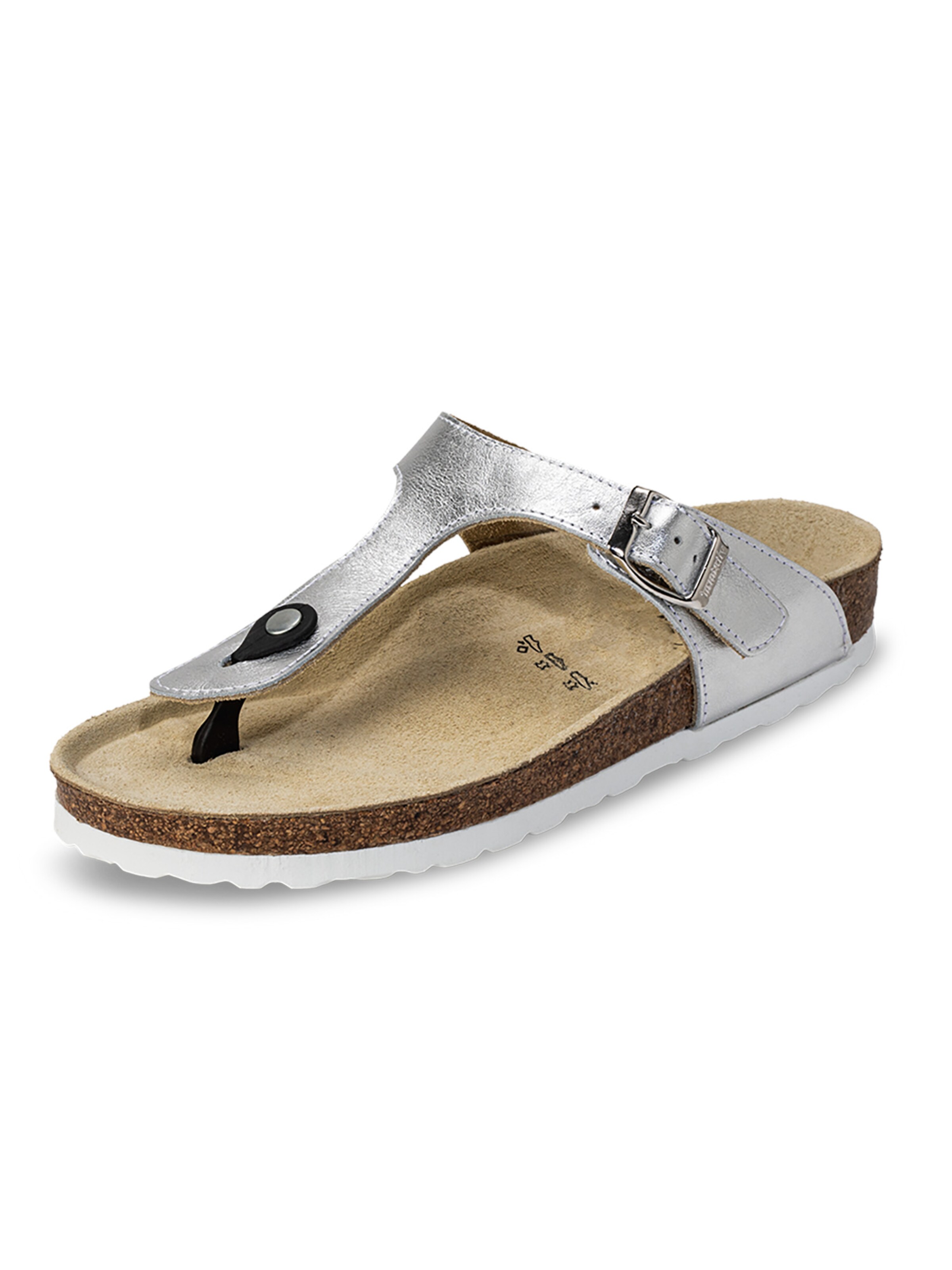 Infradito di VITAFORM in argento: frontale