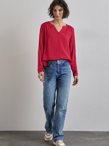 Camicia da donna 'New Bamika' di STREET ONE in rosso: frontale