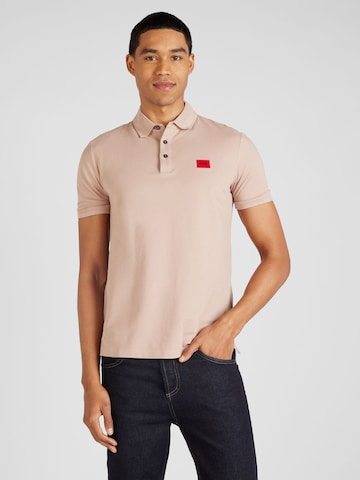 T-Shirt 'Dereso232' HUGO Red en beige : devant