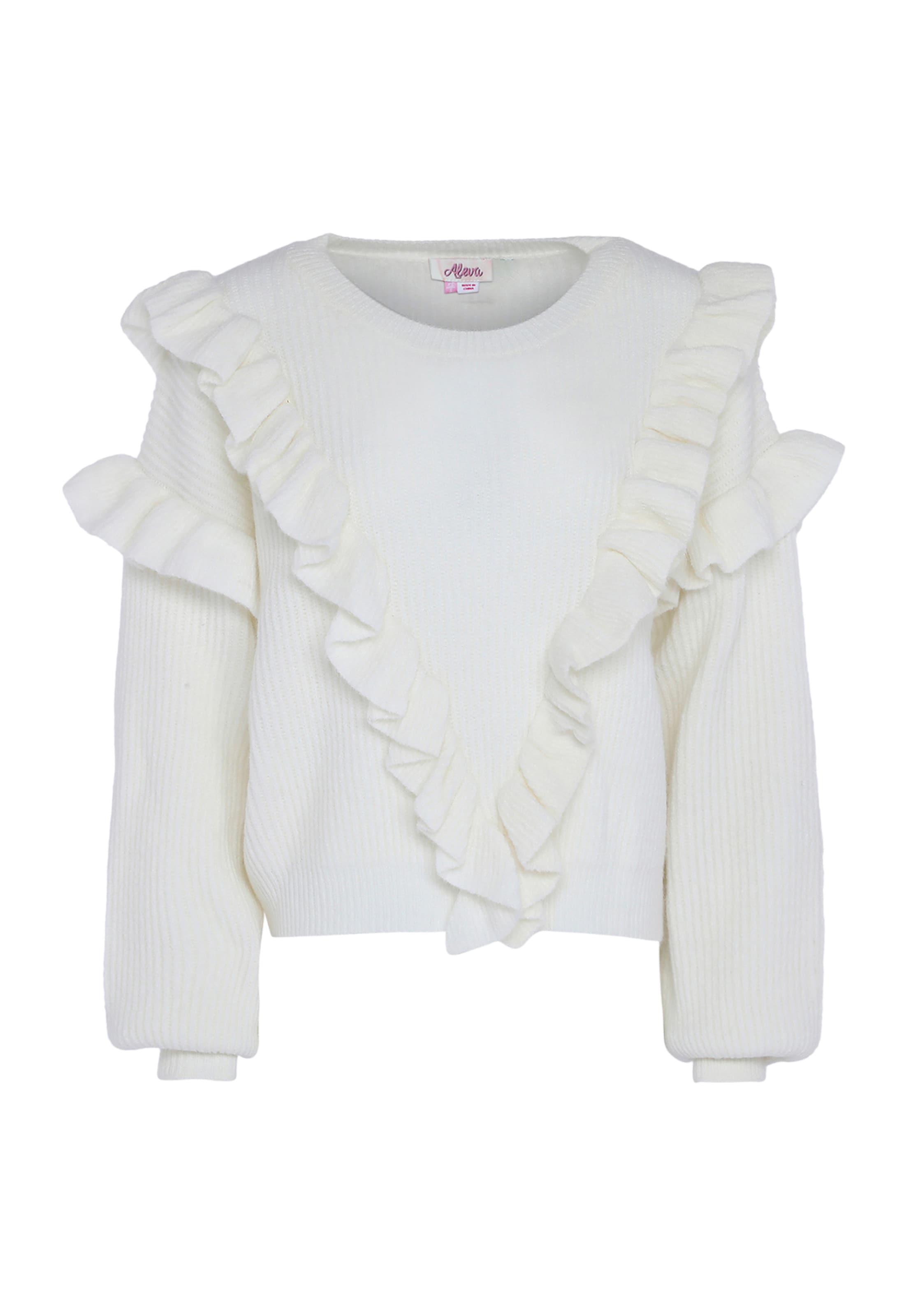 aleva Πουλόβερ σε λευκό: μπροστά