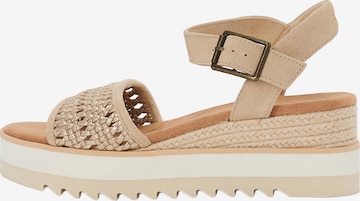 auksinė TOMS Sandalai 'DIANA': priekis