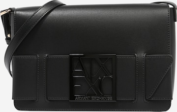 ARMANI EXCHANGE Skuldertaske i sort: forside