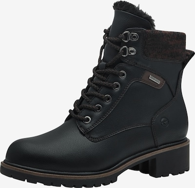 Cizme cu șireturi Tamaris pe maro amestecat / verde închis, Vizualizare produs