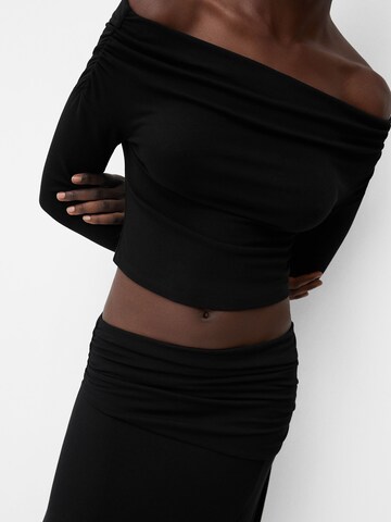 T-shirt Bershka en noir