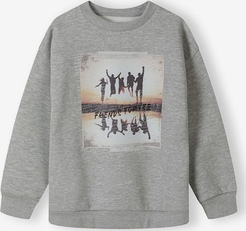 Sweat-shirt MINOTI en gris : devant
