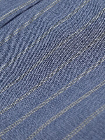 I AM Wide leg Trousers with creases 'Pantaloni Gessati 95108' in Blue
