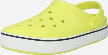 Crocs Clogs in Yellow: front