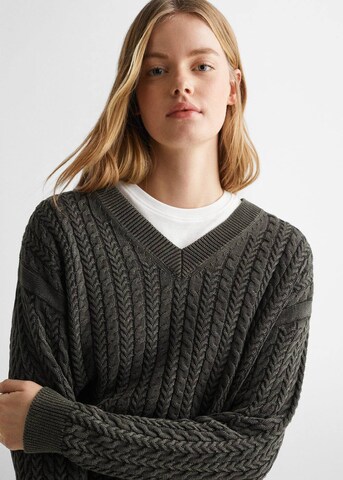 MANGO TEEN Sweater 'Grunge' in Grey