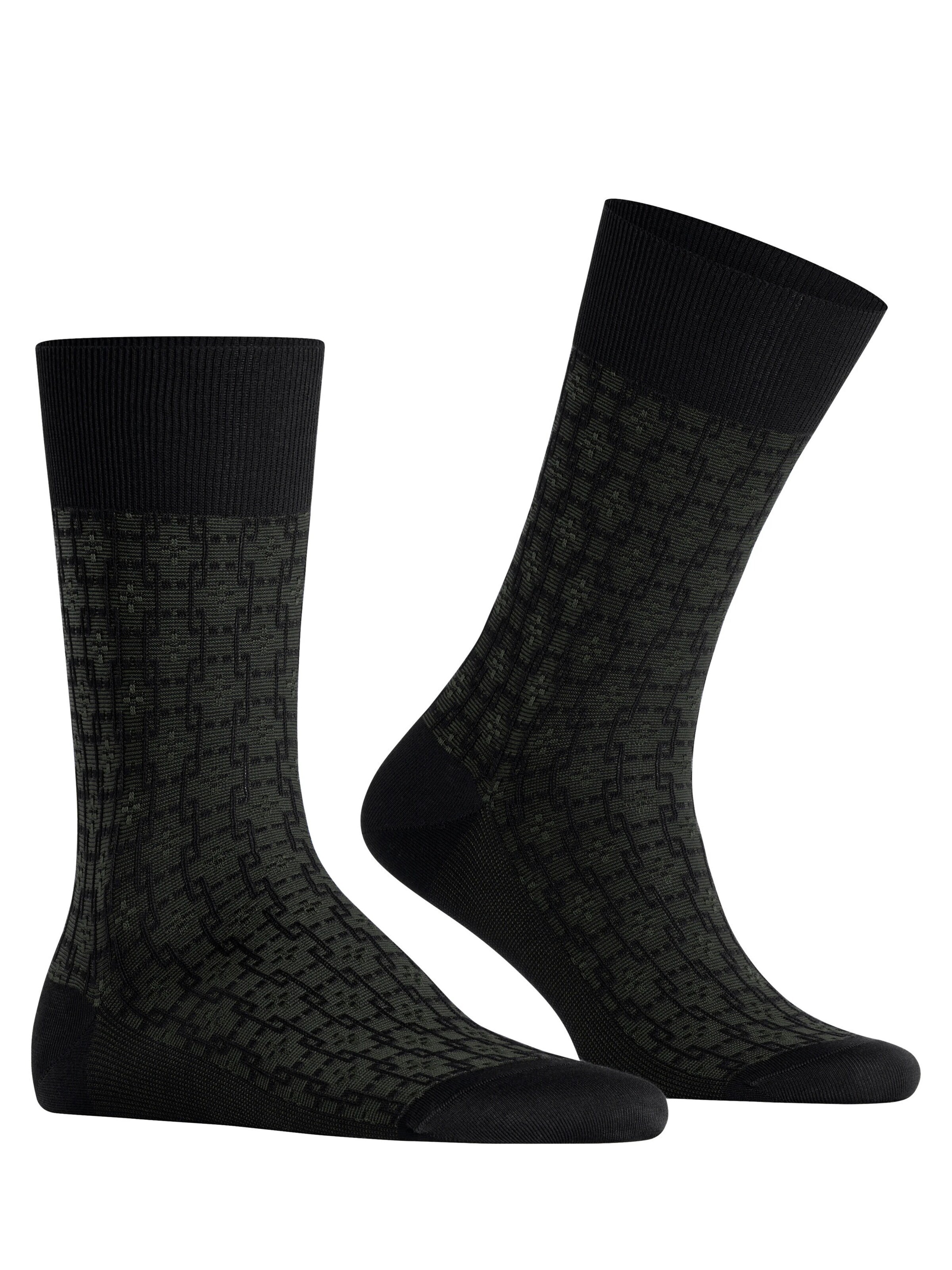 FALKE Socken 'Artwork Tie'‌‌‌ in Schwarz