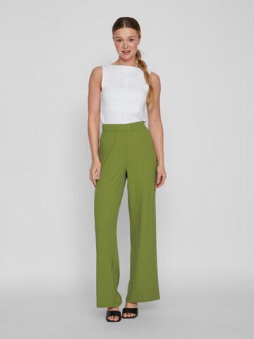 VILA Wide leg Broek 'Ofelia' in Groen