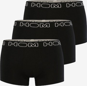 HOM Boxer shorts ' Boxerlines #1 ' in Black: front