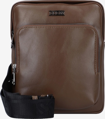 Sac à bandoulière 'Boston' GUESS en marron : devant