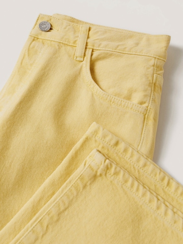 Wide Leg Jean 'Kaia' MANGO en jaune