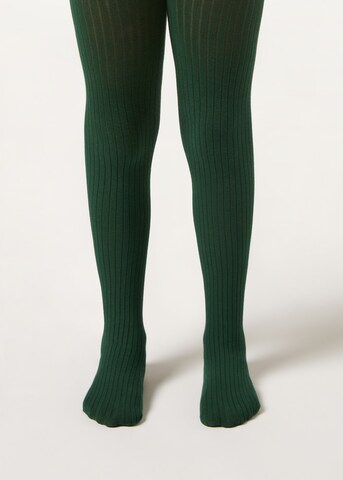 CALZEDONIA Tights in Green: front