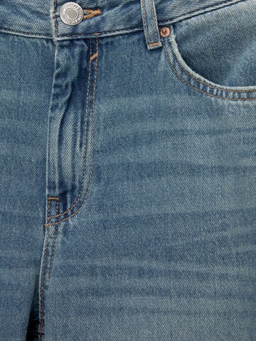 Pull&Bear Baggy Farmer - kék