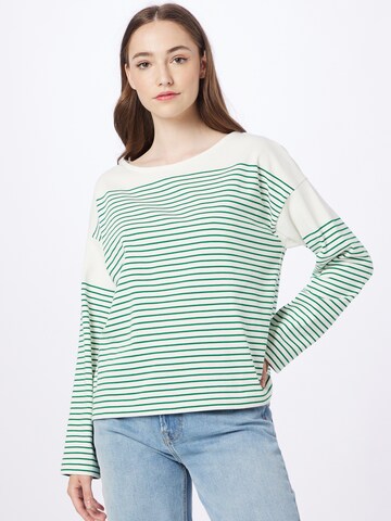 Marc O'Polo Sweatshirt in Green: front