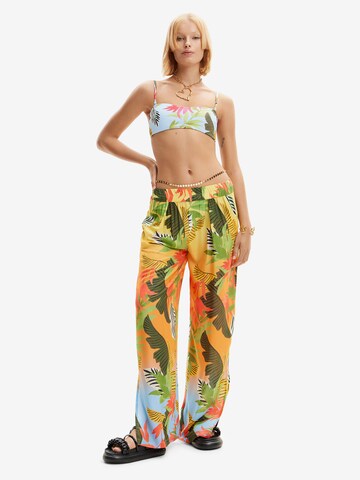 Desigual Wide leg Broek in Gemengde kleuren