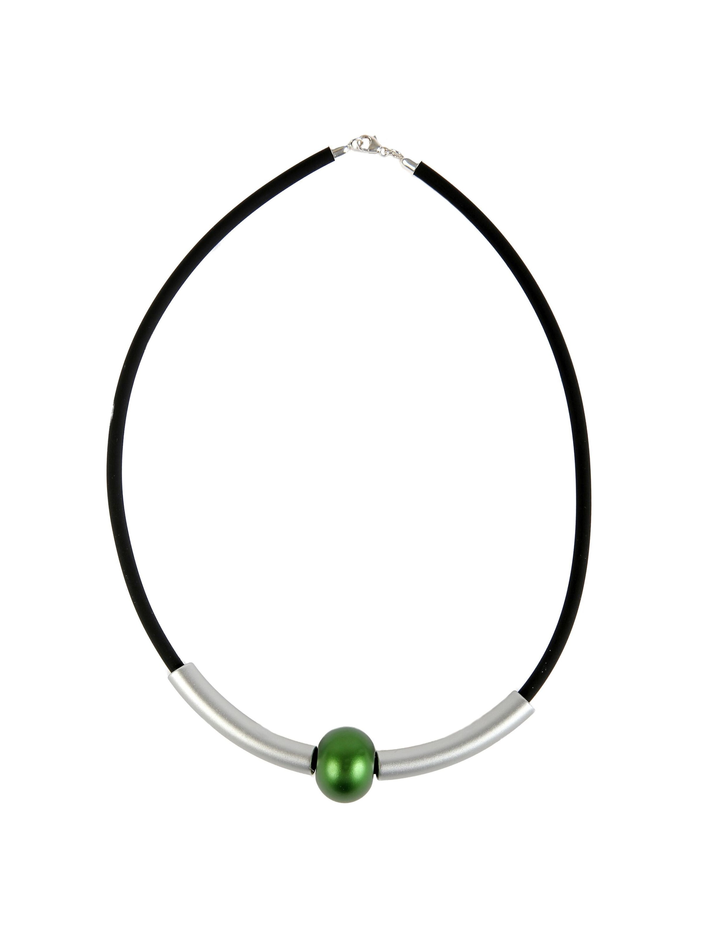 DeMarie Necklace in Green / Black / Silver, Item view