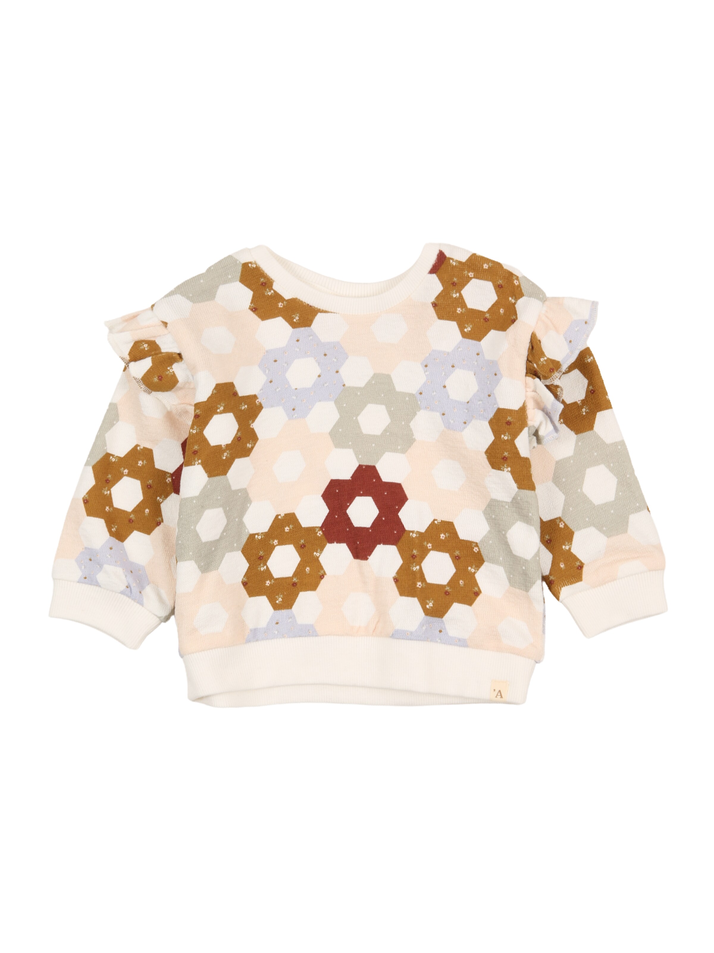 Lil'Atelier Sweatshirt 'NBFDIAS' in White: front