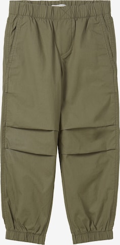 TOM TAILOR Tapered Pants in Green: front